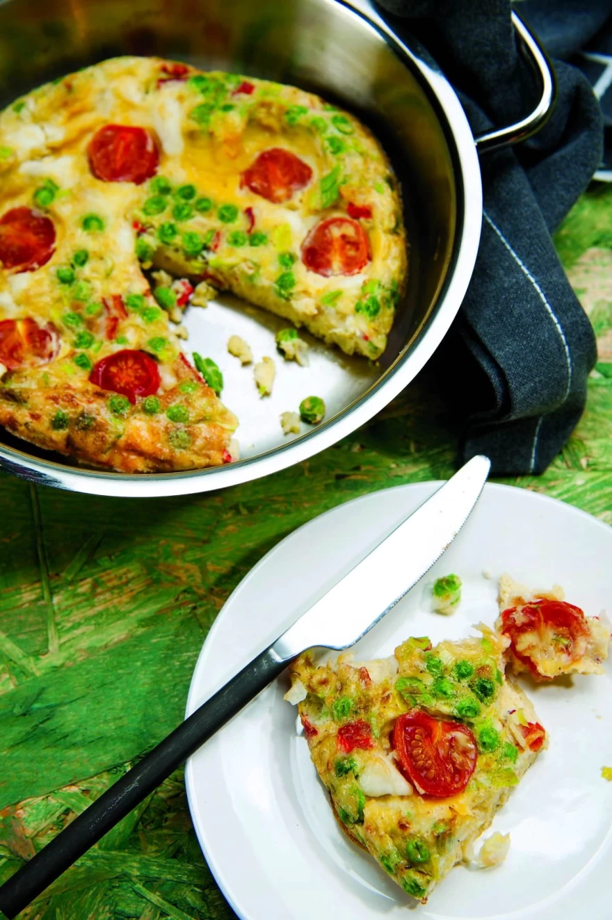 Μια γρήγορη και ωραία συνταγή για γραφείο είναι η ομελέτα φούρνου