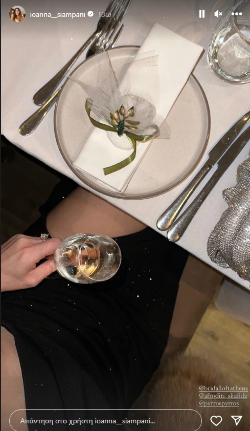 Πύρρος Δήμας - Αφροδίτη Σκαφιδά - Δεξίωση γάμου