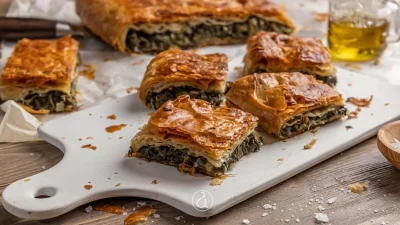 Σπανακόπιτα με φύλλο κρούστας: Τα 8 μυστικά της Αργυρώς για να βγει τραγανή και να τραβήξει την υγρασία της