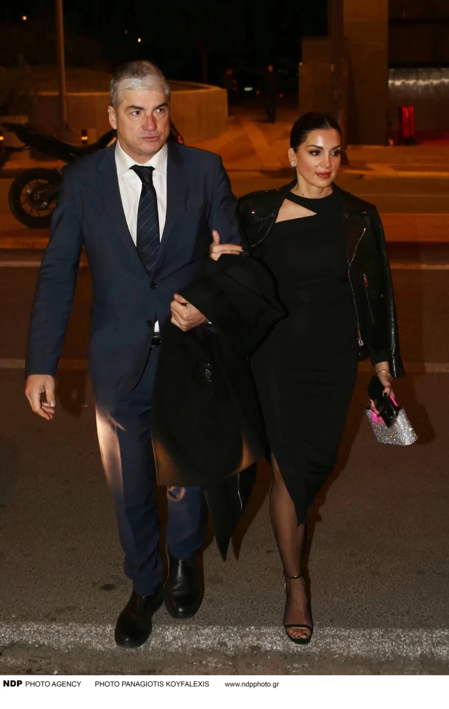 Σταματίνα Τσιμτσιλή Θέμης Σοφός βραδινή έξοδος