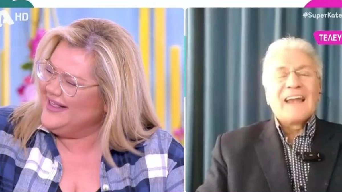 Παναγιώτης Ψωμιάδης: «Εγώ εσάς θα σας φιλούσα! Τέτοια μάτια και χείλη πού θα τα έβρισκα;» - Κοκκίνισε η Χρύσλα Γεωργακοπούλου με το φλερτ του