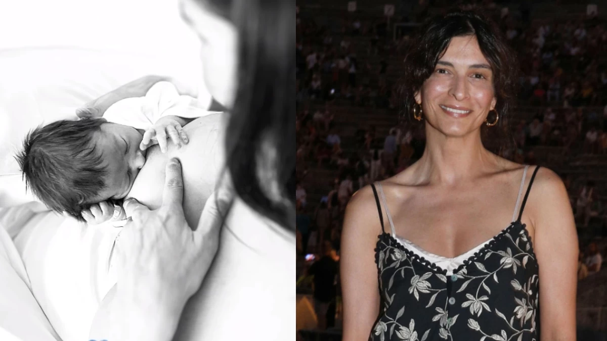 Αντιγόνη Κουλουκάκου: Πλημμυρισμένη από χαρά η ηθοποιός - Το πρώτο βίντεο μετά τη γέννηση του γιου της