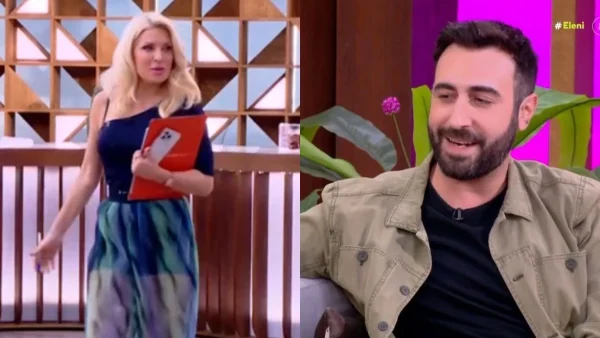 Ελένη Μενεγάκη: Υποδέχτηκε με σορτς τον Γιάννη Κρητικό, κι εκείνος της τραγούδησε τη «Μικροπαντρεμένη»