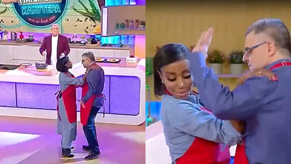 Ελίζαμπεθ Ελέτσι: Πανζουρλισμός στο πλατό του ΣΚΑΙ με τον χορό και το φιλί στο στόμα με τον Νεκτάριο Λεμονίδη - «Δεν καταλαβαίνεις τι γίνεται μετά τον γάμο!»