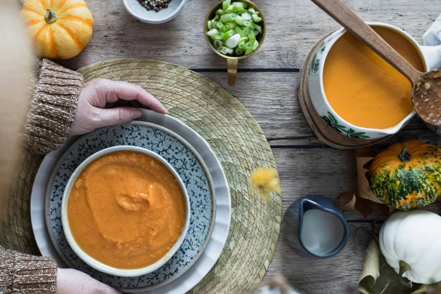 Κολοκυθόσουπα βελουτέ