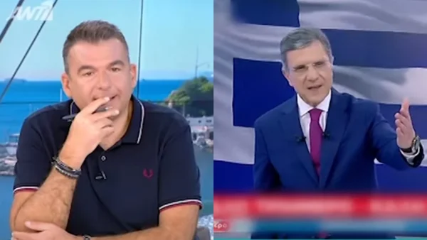 Γιώργος Λιάγκας: «Η πατρίδα, η θρησκεία και η οικογένεια!» - Τα έχασε ο παρουσιαστής με τις ατάκες του Γιώργου Αυτιά στον ΣΚΑΪ