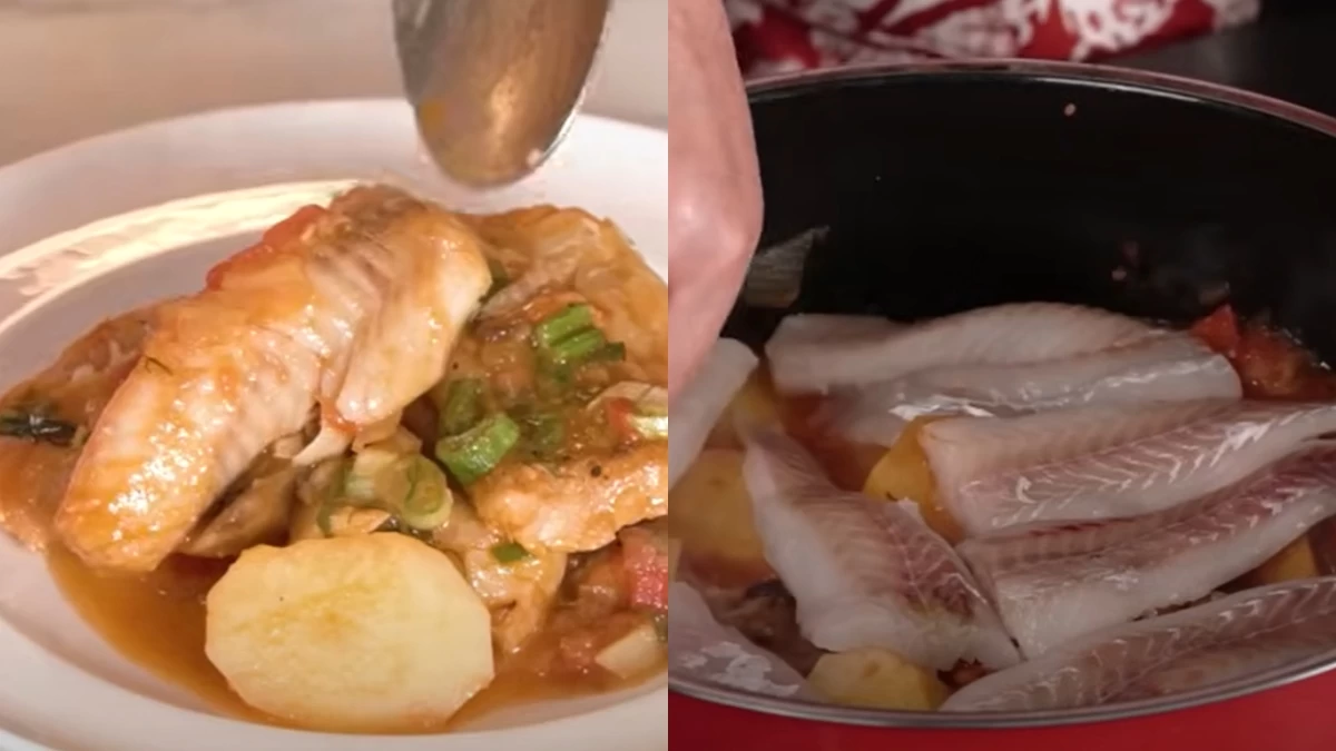 25η Μαρτίου αλλιώς: Φιλέτο μπακαλιάρου με μελωμένες πατάτες και μανιτάρια - Η σάλτσα είναι το μυστικό