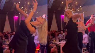 Όλγα Πηλιάκη: Το καυτό τσιφτετέλι στην πίστα μετά την επιστροφή της από το Survivor - Καμάρωνε ο Χανταμπάκης τα λικνίσματά της (Βίντεο)