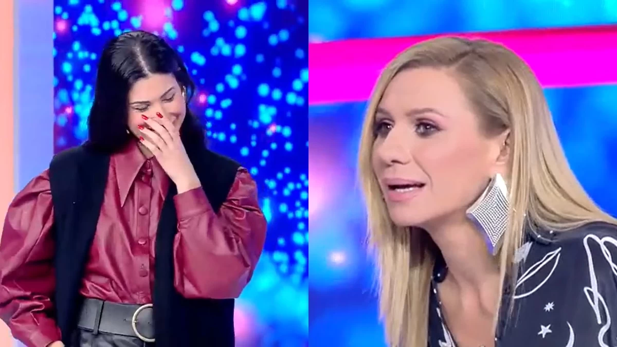 My Style Rocks 1/3: «Το πουκάμισο δεν μου αρέσει καθόλου», «Είναι του κύριου Κουδουνάρη» - "Πάγωσε" η Καραβάτου μετά το κράξιμο που έπεσε για το ρούχο του σχεδιαστή