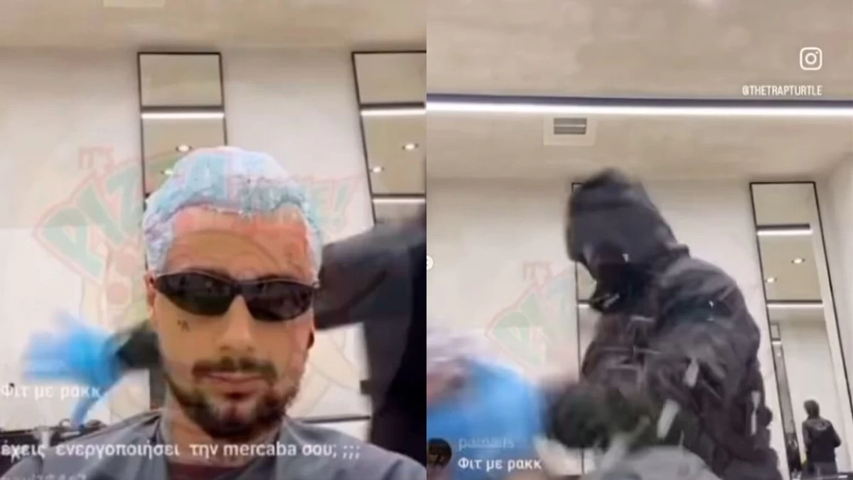 Sin Boy: Άγρια επίθεση σε live μετάδοση - Μπήκαν στο κομμωτήριο και ξεκίνησαν να τον ξυλοκοπούν