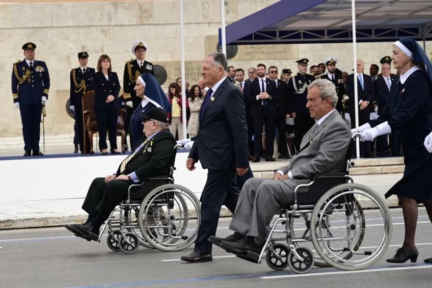Παρέλαση 25ης Μαρτίου τραυματίες πολέμου