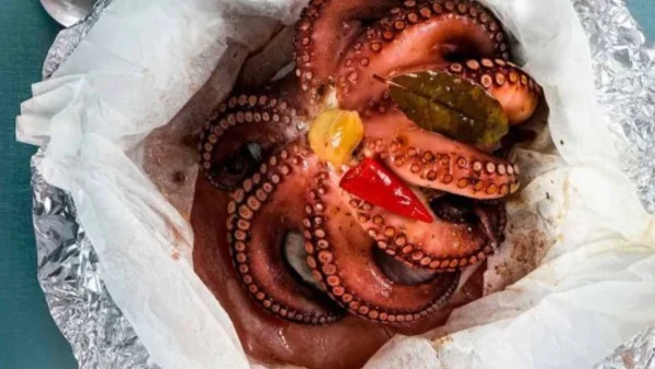 Σαρακοστιανή συνταγή της τεμπέλας: Χταποδάκι ψημένο στο αλουμινόχαρτο - Έτοιμο μέσα σε 5'