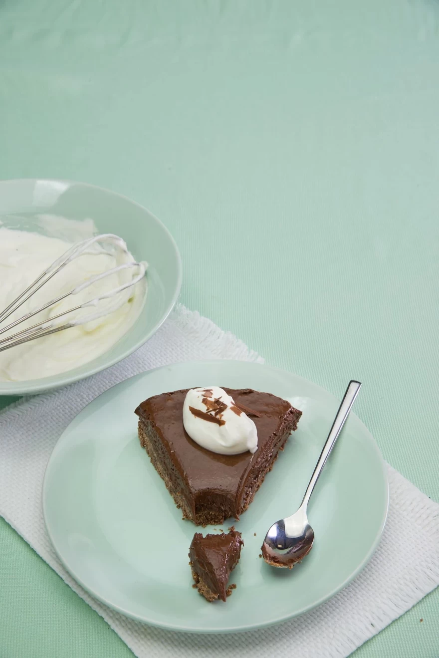 μους κέικ χωρίς ψήσιμο