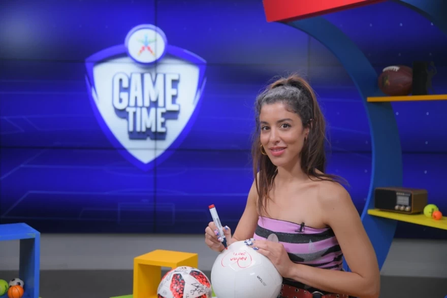 Η Μαρίνα Σάττι στο Opap Game Time