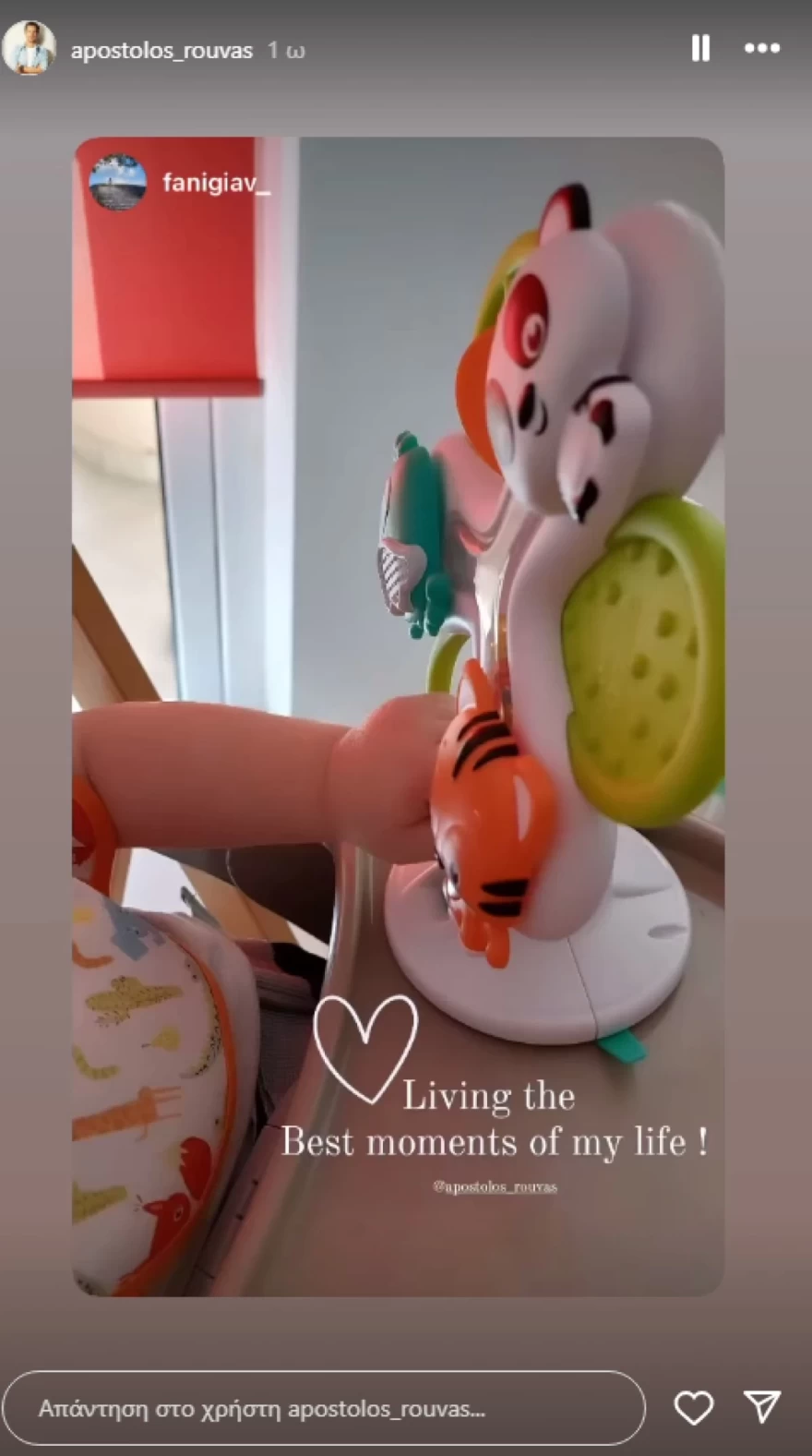 Απόστολος Ρουβάς - Γιος