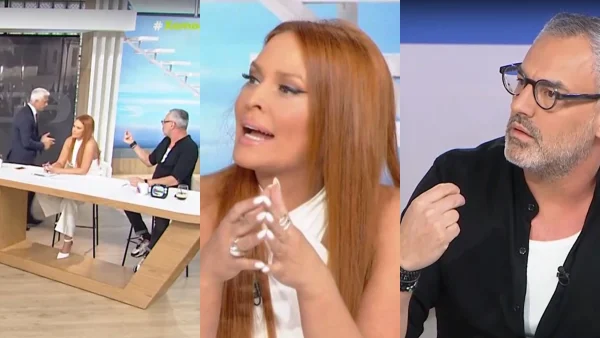 Χαμογέλα και Πάλι: «Στον τάφο μιας κοπέλας κάνετε νούμερα» - Χαμός στο πλατό του MEGA, πέταξε το μικρόφωνο και αποχώρησε έξαλλος ο Γιώργος Καλλιακμάνης