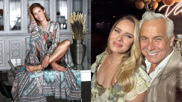 Χάρης Χριστόπουλος & Ανίτα Μπραντ: Ψηλοτάβανη, με τεράστιους καναπέδες, φωτιστικά & λουλούδια - Βγαλμένη από περιοδικό η βίλα τους