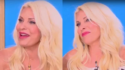 Ελένη Μενεγάκη: Ανανεωμένη και μαυρισμένη, τους φίλησε έναν έναν στο πλατό του MEGA - «Πέρασα τόσο ωραία στις διακοπές μου!»