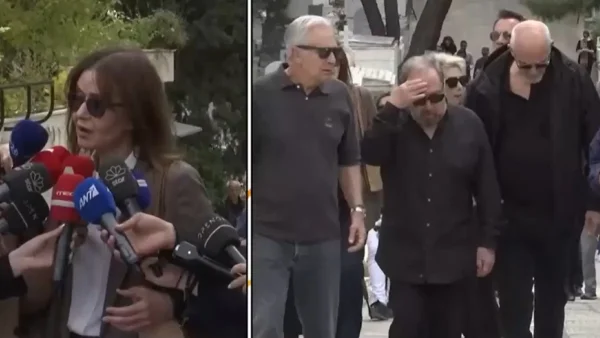 Κηδεία Άννας Παναγιωτοπούλου: «Μας φέρνει μεγάλο πόνο...» - Συγκινημένη η Κάτια Δανδουλάκη στο τελευταίο της αντίο