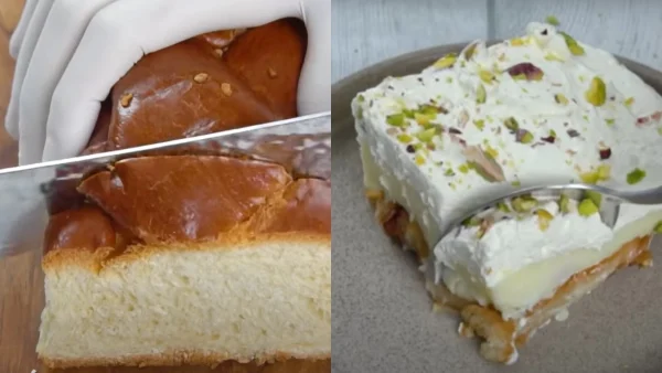 Πάσχα: Πώς θα αξιοποιήσετε το τσουρέκι που περίσσεψε - Η παραλλαγή του εκμέκ με κρέμα της Αργυρώς