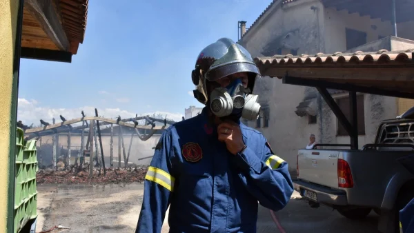 Φωτιά στην Πάτρα - Κοντά σε κατοικημένη περιοχή