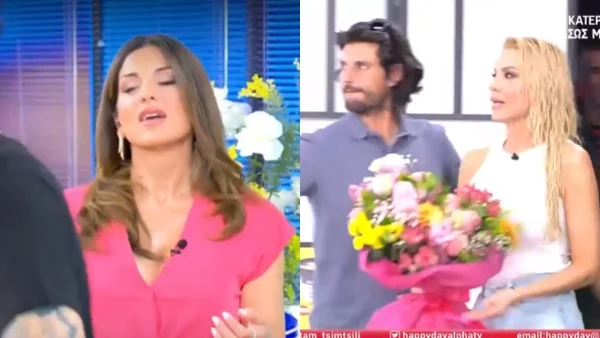 Κατερίνα Καινούργιου: Εισέβαλε στο πλατό του Happy Day - Η έκπληξη που ετοίμασε για τα γενέθλια της Σταματίνας Τσιμτσιλή και το δώρο της