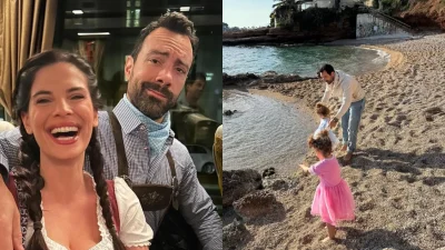 Χριστίνα Μπόμπα & Σάκης Τανιμανίδης: Πασχαλινές διακοπές με τις δίδυμες και τον κουμπάρο τους σε νησί - Οι βόλτες στα σοκάκια και το φαγητό σε ταβέρνες