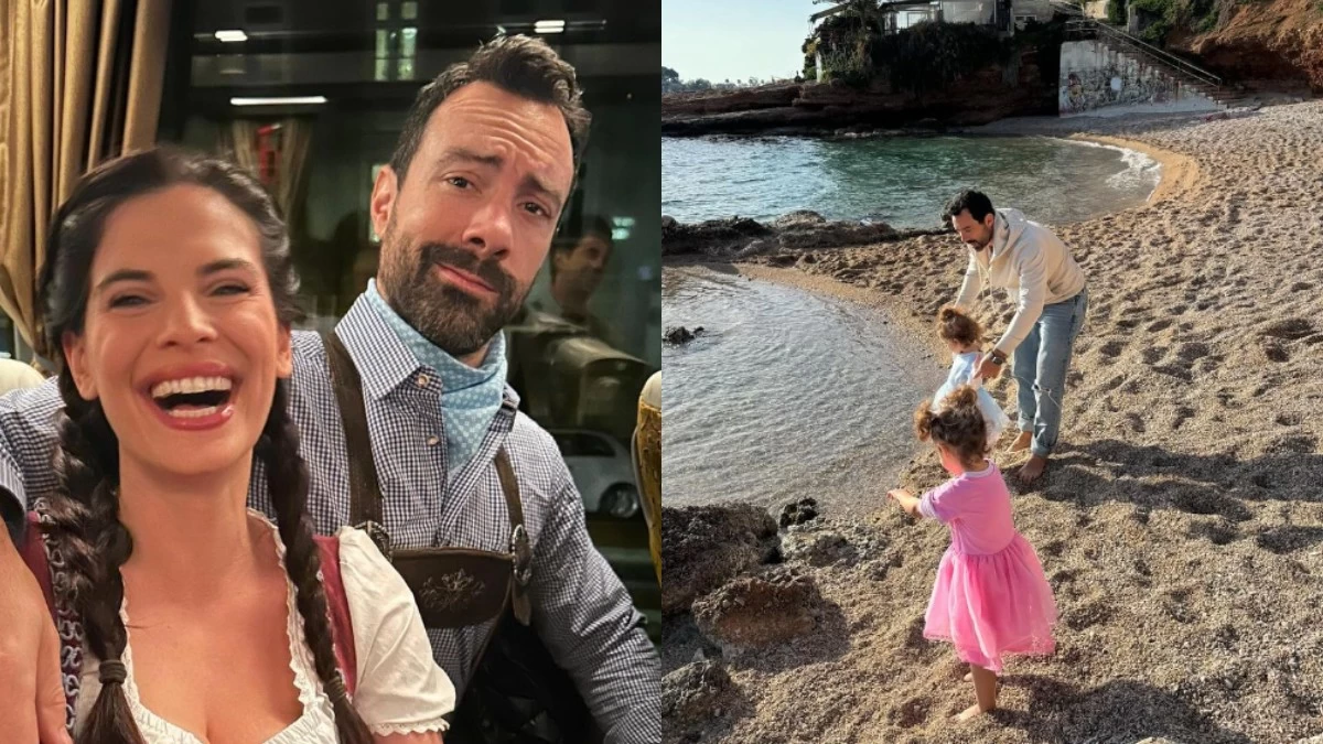 Χριστίνα Μπόμπα & Σάκης Τανιμανίδης: Πασχαλινές διακοπές με τις δίδυμες και τον κουμπάρο τους σε νησί - Οι βόλτες στα σοκάκια και το φαγητό σε ταβέρνες