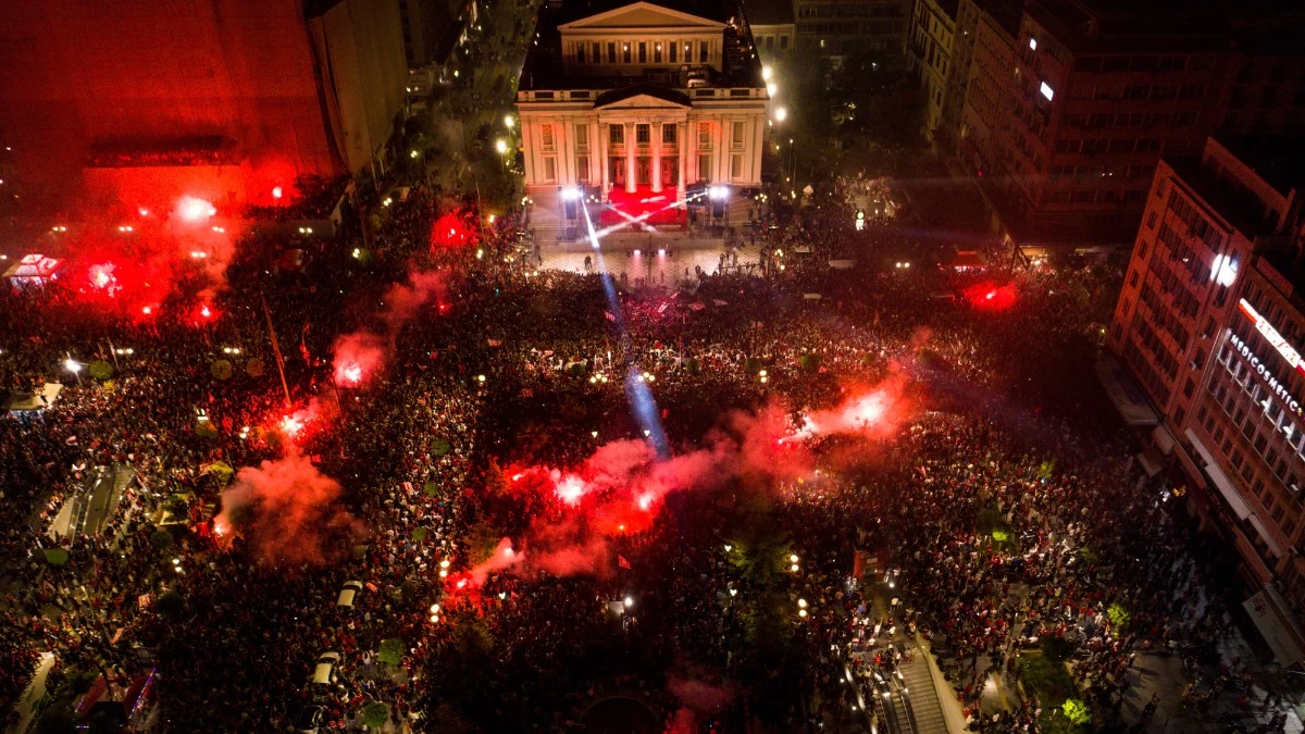 Conference League: Το γκολ του Ελ Κααμπί που έφερε τη νίκη στον Ολυμπιακό - Κόκκινη λαοθάλασσα στον Πειραιά