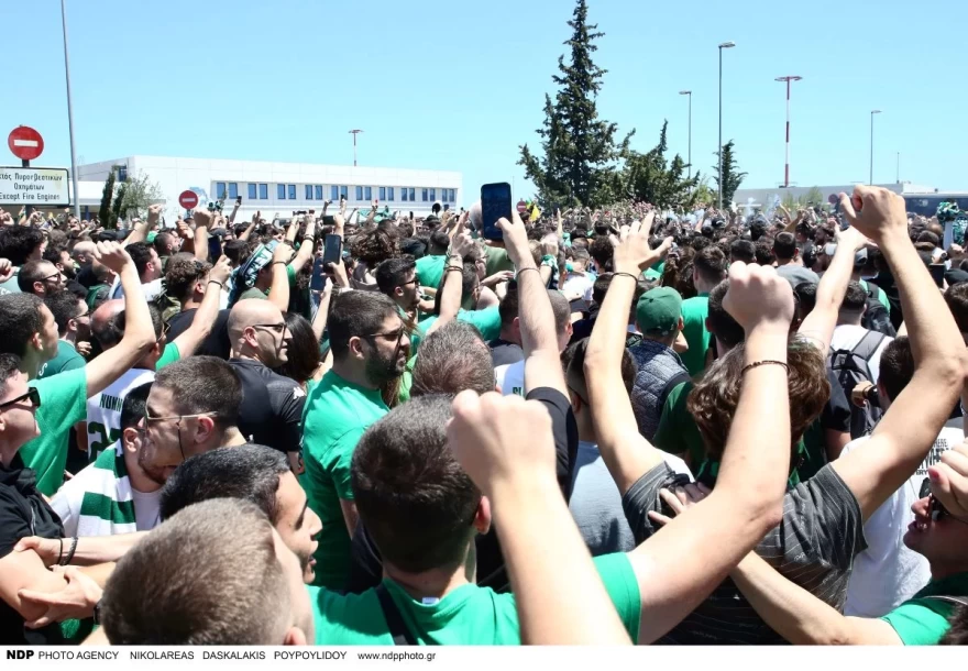 Άφιξη Παναθηναϊκού στην Ελλάδα