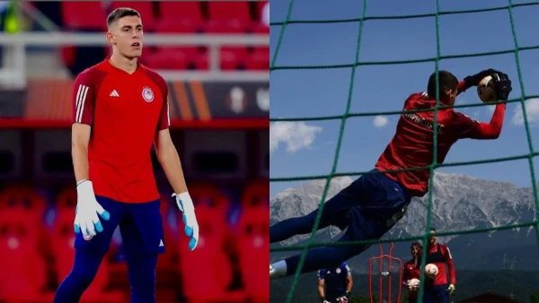 Θάνος Παπαδούδης: Η ηλικία, η δημοσιογράφος μητέρα του και η μαυρομάλλα σύντροφός του - Ποιος είναι ο αναπληρωτής τερματοφύλακας του Ολυμπιακού