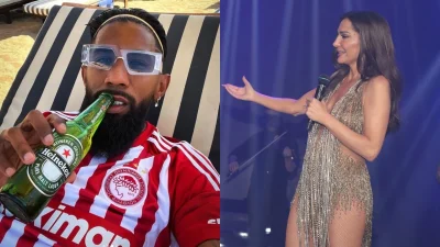 Ροντινέι: ''Πανικός'' στα αποδυτήρια του Ολυμπιακού μετά τη νίκη - Το επικό βίντεο με τον Βραζιλιάνο παίκτη να χορεύει Δέσποινα Βανδή