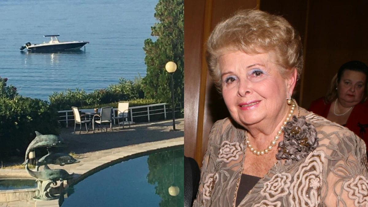 Βέφα Αλεξιάδου: Με θέα όλο το Αιγαίο, πισίνα, εκκλησάκι & υπέροχο κήπο - Ησυχαστήριο η μονοκατοικία της στην Χαλκιδική