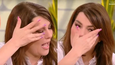 Κατερίνα Ζαρίφη – Αποχαιρέτησε με δάκρυα τους συνεργάτες της στο Open: «Έγινα σαν τον Marilyn Manson τρέχουν όλα...»