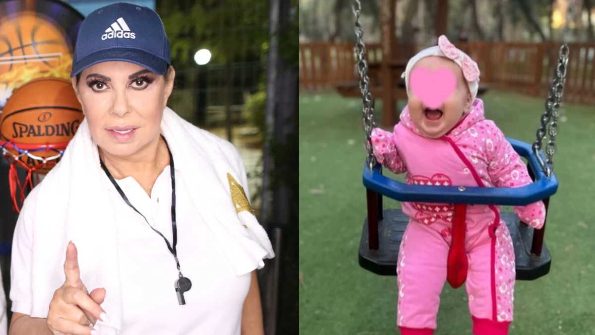 Άντζελα Δημητρίου: «Το αίμα νερό δεν γίνεται!» - Παιχνίδια στις κούνιες με την εγγονής της (Βίντεο)