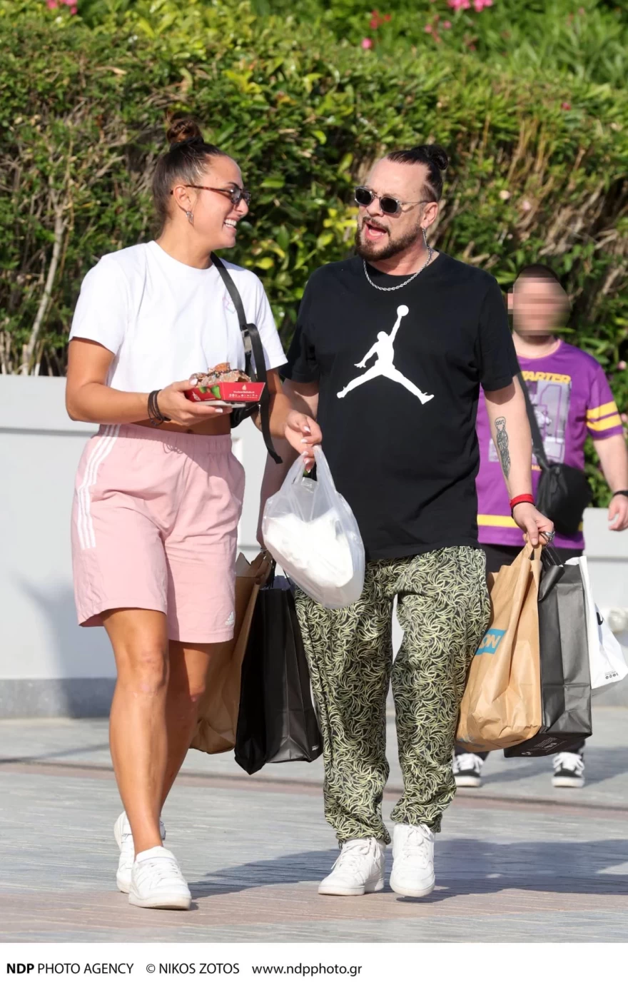 Χρήστος Δάντης Ασημίνα Χατζηανδρέου shopping