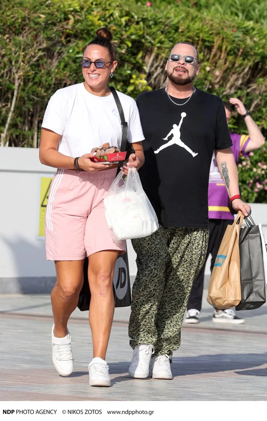 Χρήστος Δάντης Ασημίνα Χατζηανδρέου shopping