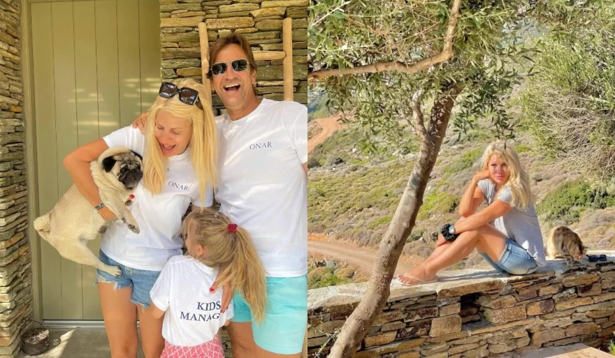 Ελένη Μενεγάκη σπίτι Άχλα