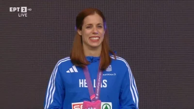 Κατερίνα Στεφανίδη – Στην κορυφή της Ευρώπης: Τα δάκρυα μετά την απονομή του ασημένιου μεταλλίου