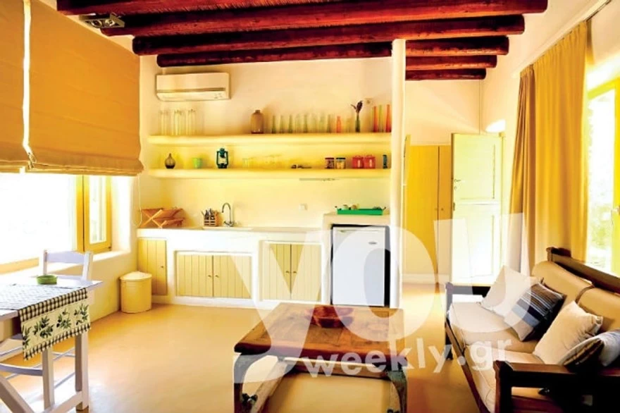 Ελένη Μενεγάκη ξενοδοχείο σπίτι Άνδρος