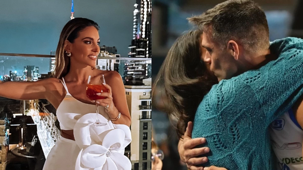 Αθηνά Οικονομάκου: Η πρώτη κοινή ανάρτηση με τον Μπρούνο Τσερέλα - Η φωτογραφία αγκαλιά με τη νέα πεθερά της