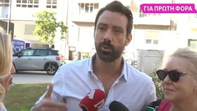 Σάκης Τανιμανίδης: «Σήμερα δεν είναι η μέρα γι' αυτά» - Η έντονη αντίδρασή του μπροστά στις κάμερες μετά από ερωτήσεις που του έκαναν
