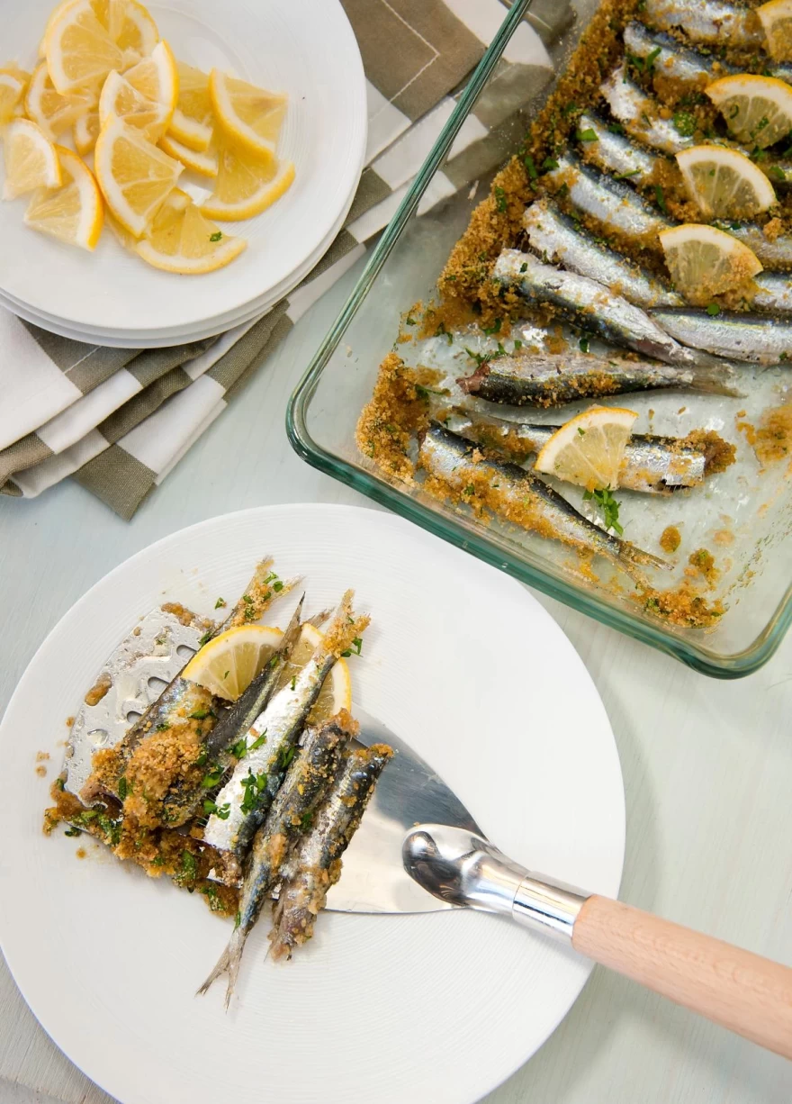 Σαρδέλες στον φούρνο