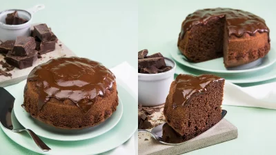 Only for chocolovers: Ζουμερό κέικ με σοκολατούχο ρόφημα