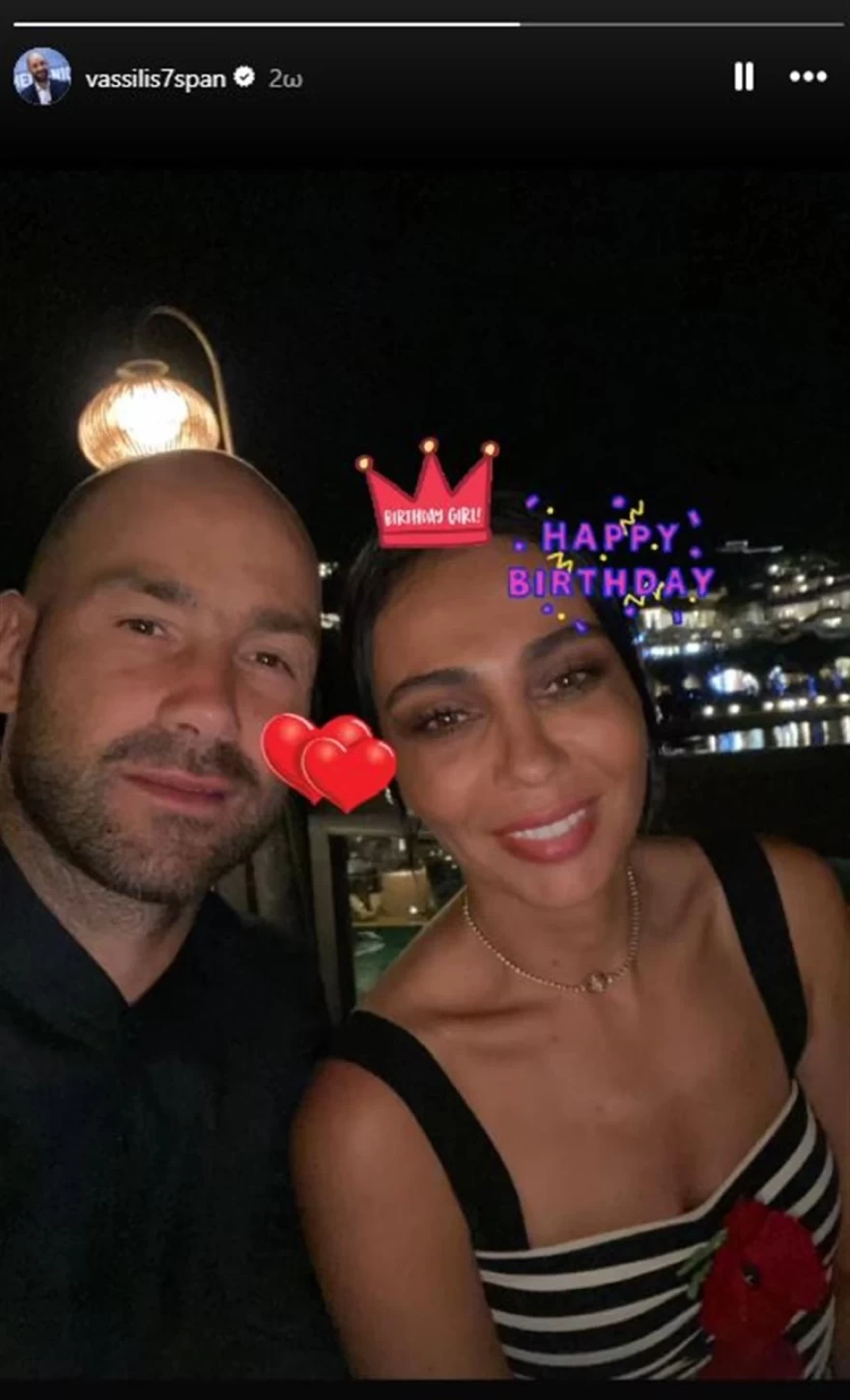 Βασίλης Σπανούλης ανάρτηση για Ολυμπία Χοψονίδου