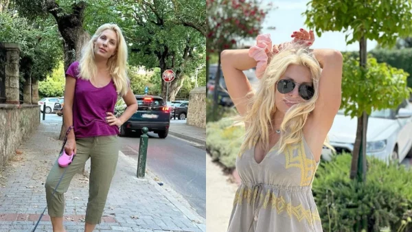 Ελένη Μενεγάκη: Εντελώς άβαφη, με μαγιό και ανακατεμένα μαλλιά - Η φωτογραφία που δημοσίευσε μετά τη βουτιά της σε παραλία της Άνδρου