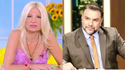 Γρηγόρης Αρναούτογλου: «Πού θα είσαι; Θα μείνεις στον ΣΚΑΪ ή θα πας στο Mega;» - Η Φαίη Σκορδά απάντησε ανοιχτά