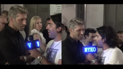 Αλέξης Παππάς: «Τώρα είμαι...» - Η πρώτη αντίδραση στην κάμερα σε ερώτηση για την προσωπική του ζωή μετά τον χωρισμό με την Αϊβαλή