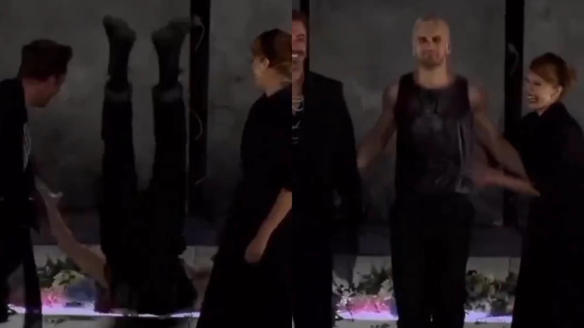 Αναστάσης Ροϊλός – «Έφαγε» τούμπα στην υπόκλιση της παράστασης και το κοινό υποκλίθηκε σε εκείνον