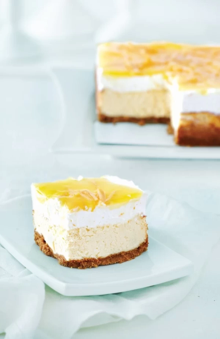 Καλοκαιρινή απόλαυση: Τσιζκέικ ψημένο με ανθότυρο